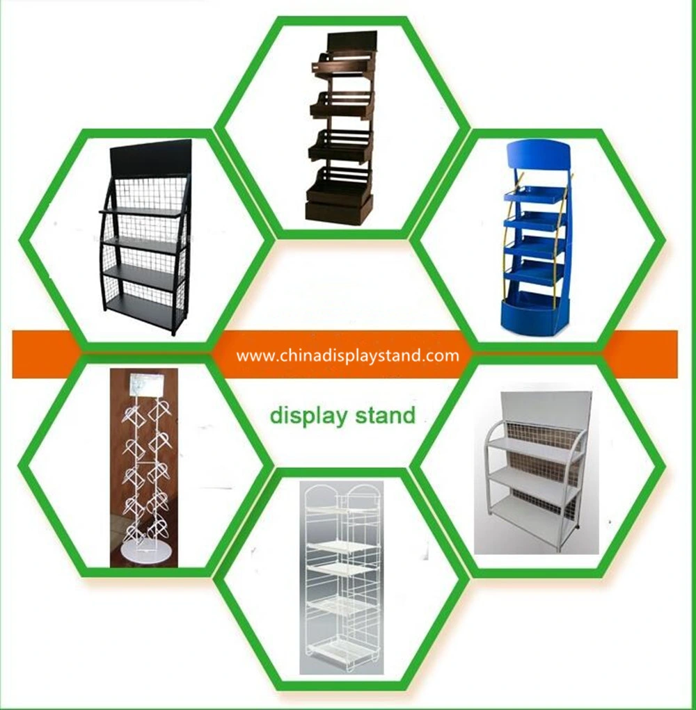 Small DIY 4 Tiers Chrome Plated Square Metal Wire Rack