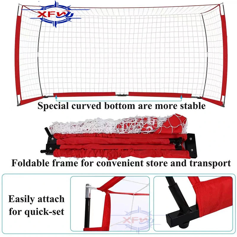 Portable Sporting Goods Practice Training Football Net Polyester Soccer Goal