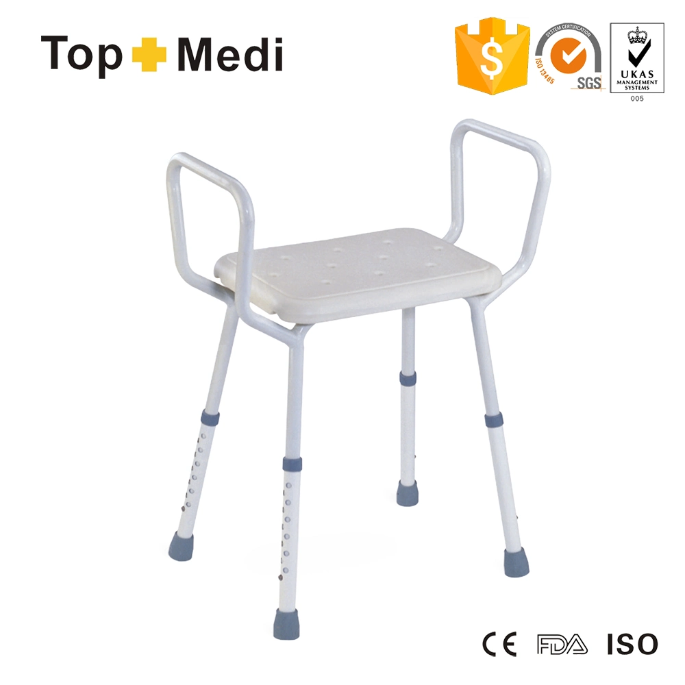 Rehabilitation Therapy Supplies Aluminum Alloy Adjustable Folding Bath Shower Chair