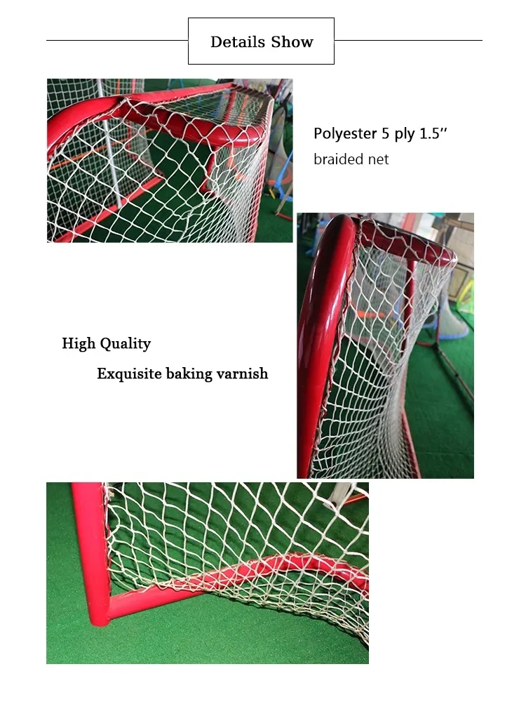 Sport Product PRO Hockey Goal 72*48*30&quot; Portable Hockey Game Professional Goal