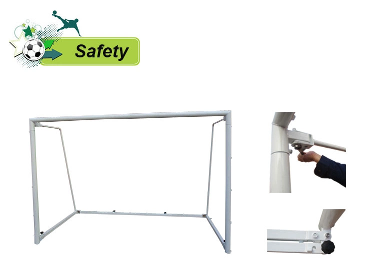 Official Rregulation Full Size 8&prime; X 24&prime; Aluminum Professional Soccer Goal