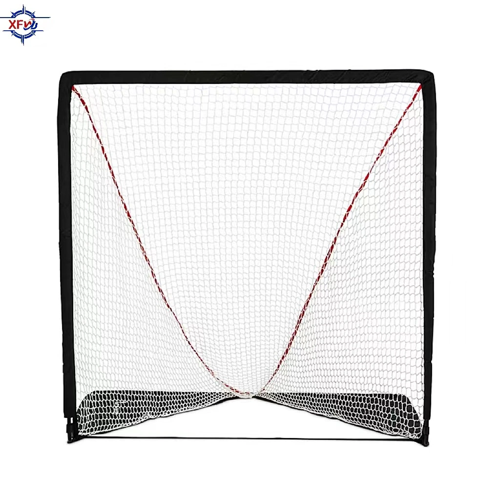 Portable Fiberglass Poles Lacrosse Hockey Goals Nets Professional Outdoor Sports Fitness Equipment