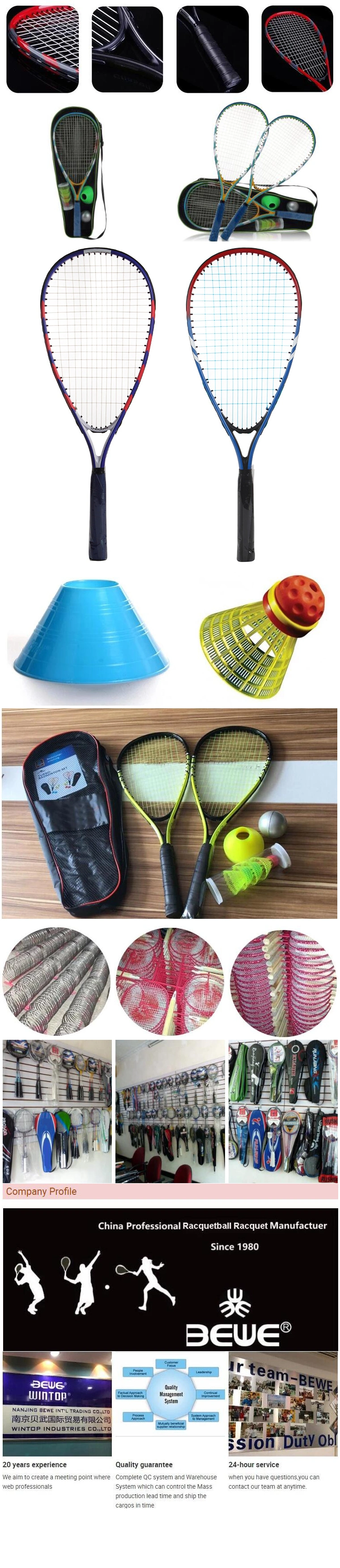 Custom Logo Color Aluminum Alloy Turbo Speed Badminton Racquet Set