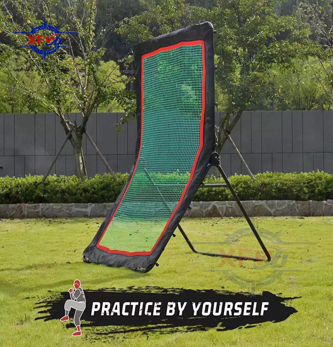 Portable Baseball Softball Training Rebounder Net Adjustable Y Shape Lacrosse Goal