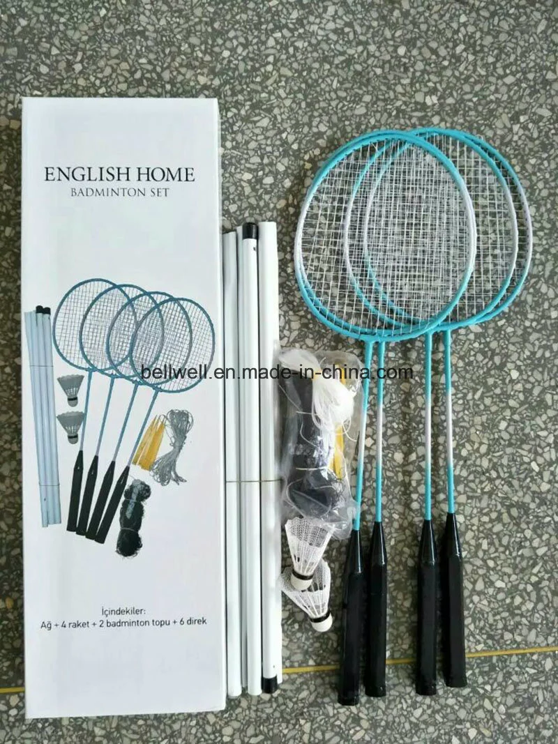 Outdoor Beach Badminton Racquets Set with Net