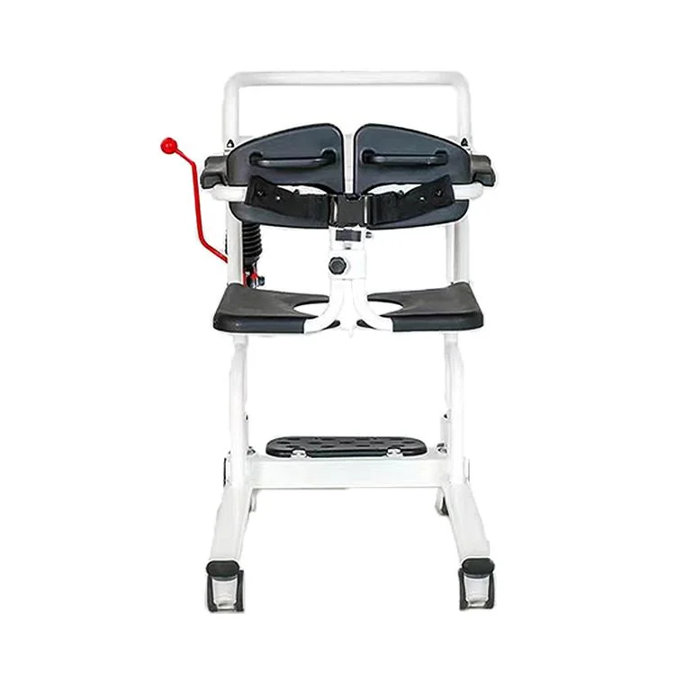 Steel Commode Chair Detachable Toilet Safety Frame with Height Adjustable for Elderly Disabled Bedside Commode