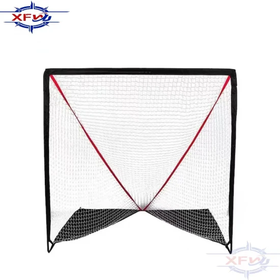 Portable Fiberglass Poles Lacrosse Hockey Goals Nets Professional Outdoor Sports Fitness Equipment