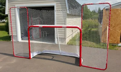 Hockey Folding Goal with Backstop and Targets