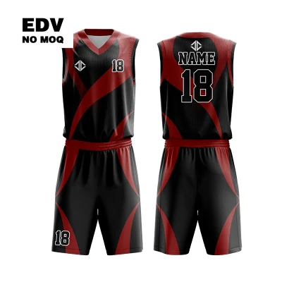 OEM No MOQ Factory Price Custom Basketball Uniform Sublimation Basketball Jersey Set