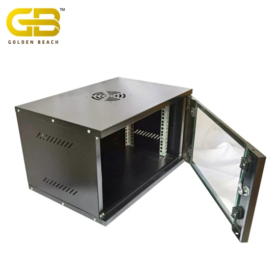 Zinc Plated Mounting Profile Indoor Wall Mount Network Cabinet 6u Server Rack