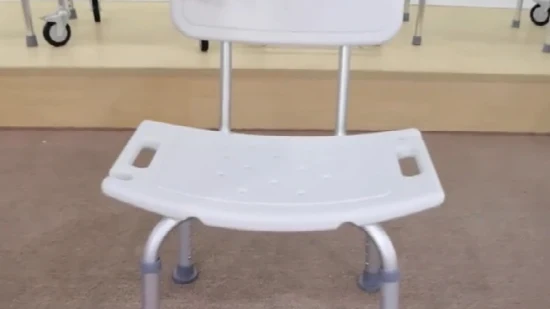 Safe Aluminum Bathroom Seat Shower Chair Designed for The Elderly