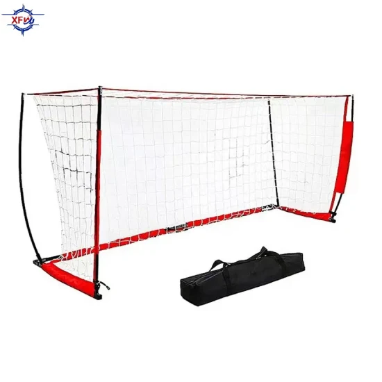 Customized Polyester Steel Tube Soccer Nets Portable Foldable Football Training Goal